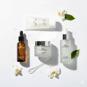 luxury product flatlay
